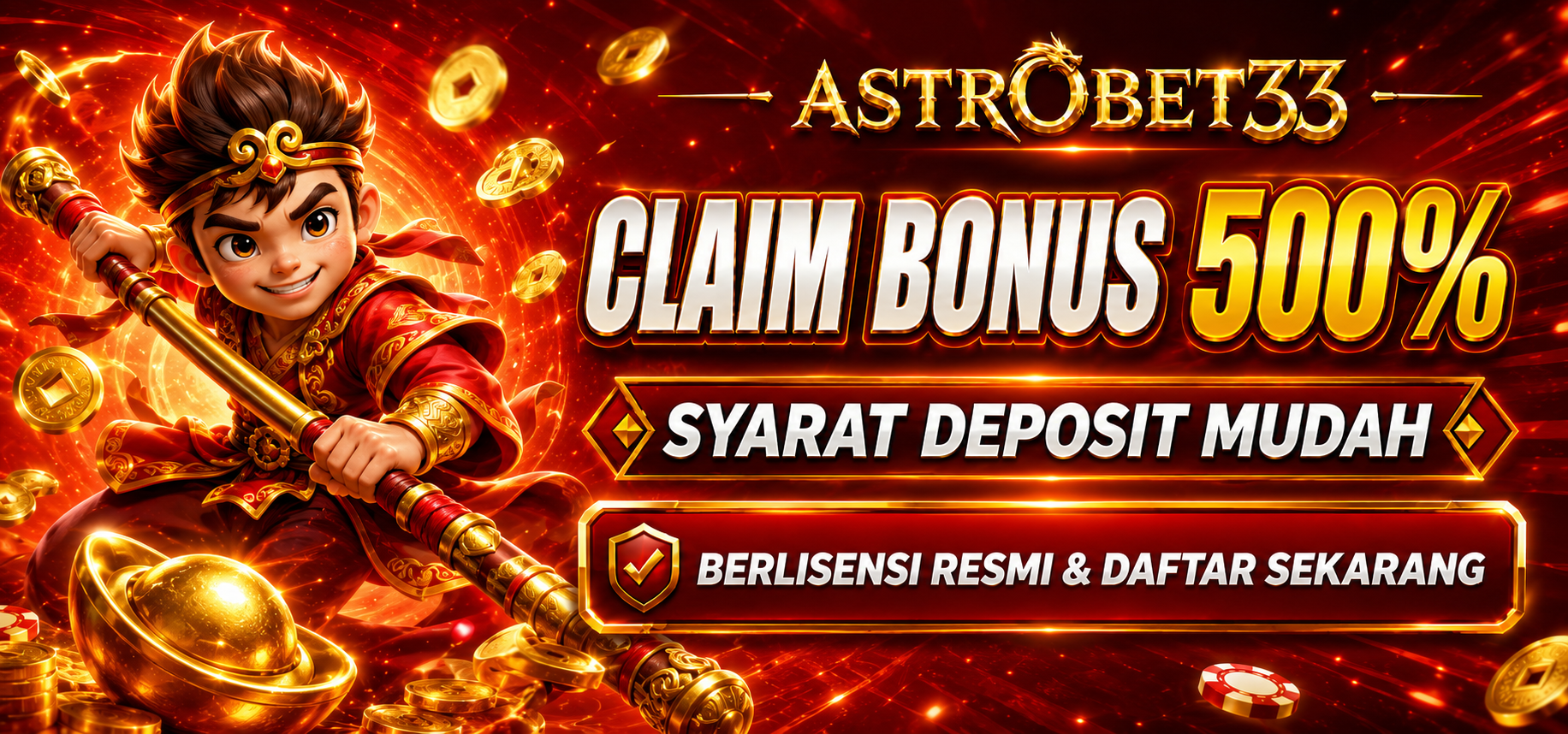 BONUS FREEBET 500% ALL GAMES