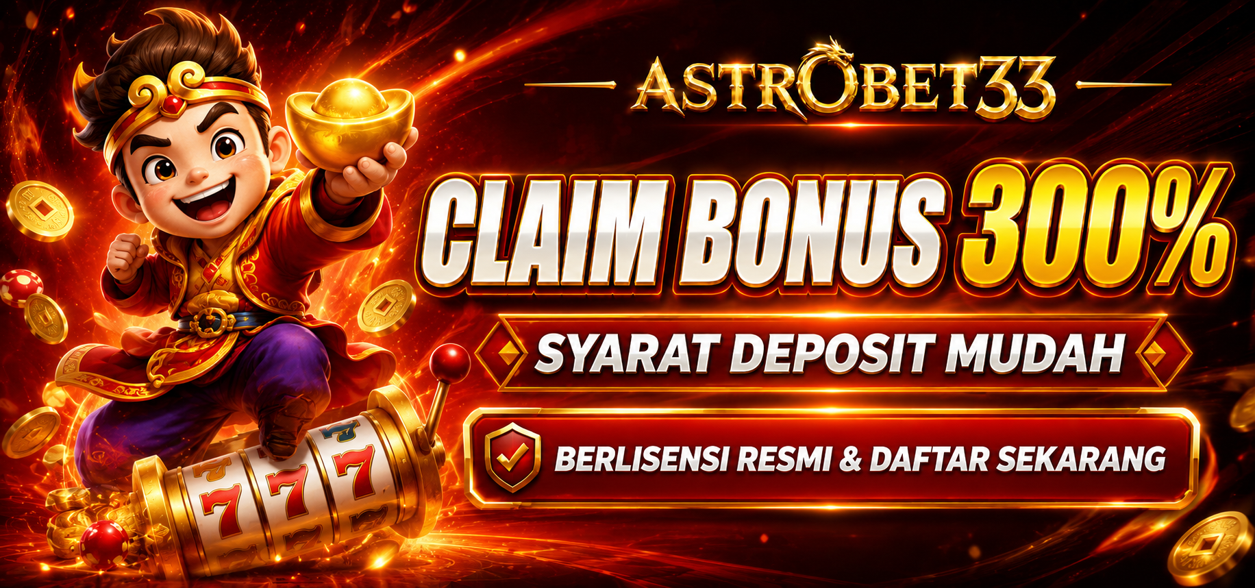 BONUS FREEBET 300% ALL GAMES